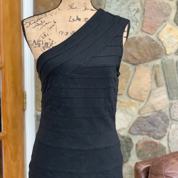 Express one shoulder bodycon dress size L - Picture 3 of 7